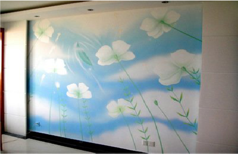 泗县画墙绘怎么画好白云的蓬松感？