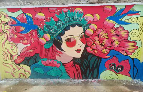 泗县墙体彩绘-网红墙