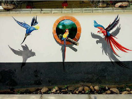 泗县视觉错位-3D墙绘设计