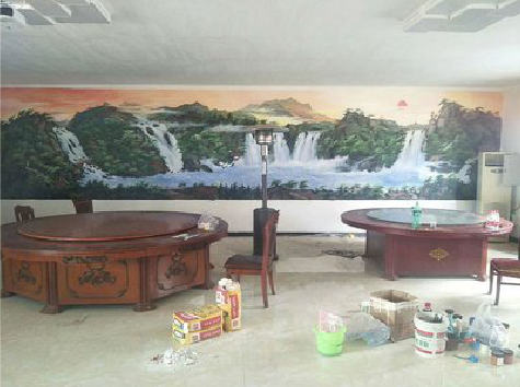 泗县墙绘-写实风景