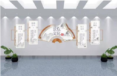 泗县企业文化墙设计的核心要素。