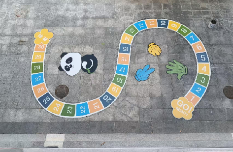 泗县地面游戏彩绘