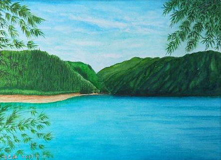 泗县在墙绘中，如何绘画绿水青山？