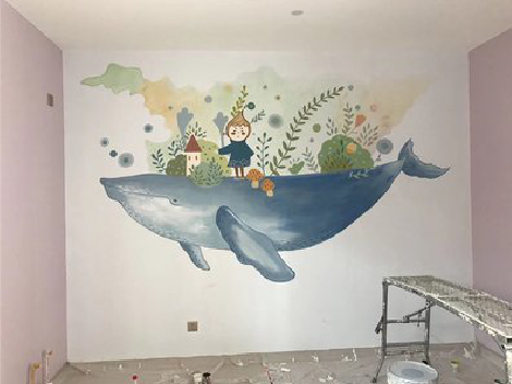 泗县手绘墙的特点及优势。